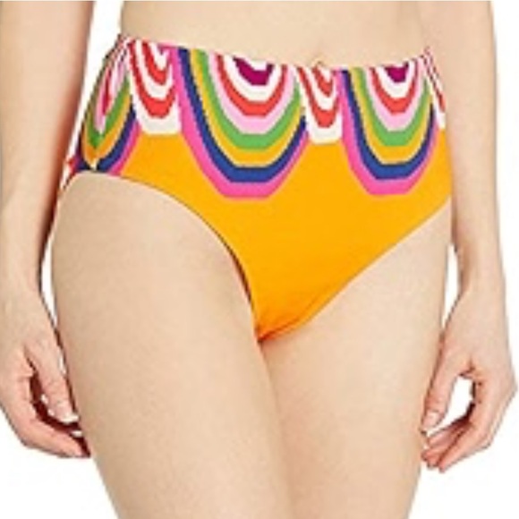 Trina Turk Other - Trina Turk Rainbow Swirl High Waist Bikini Swim Bottom